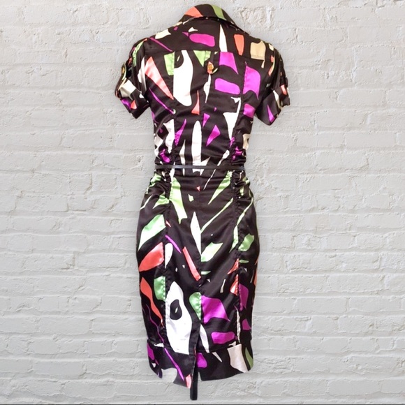 XOXO BUTTON UP DRESS WITH REMOVABLE BELT - Picture 2 of 10